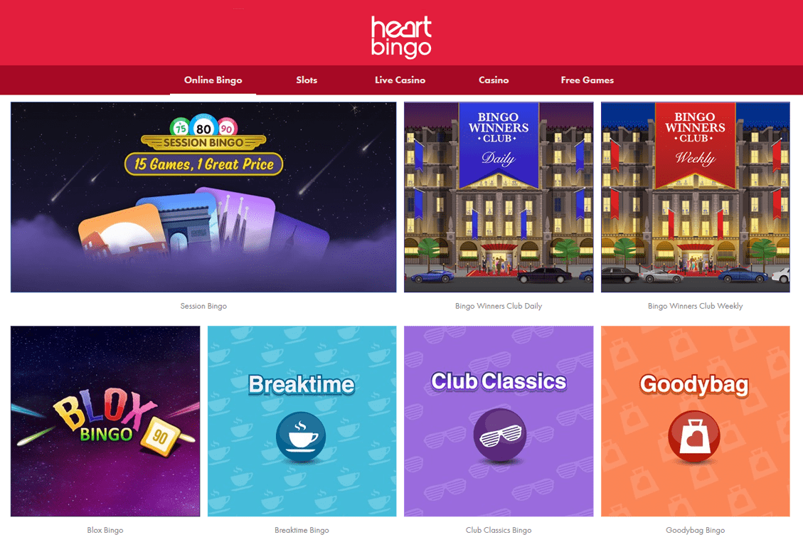 Heart Bingo Screenshot