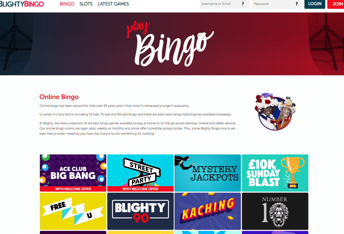 Blighty Bingo Screenshot